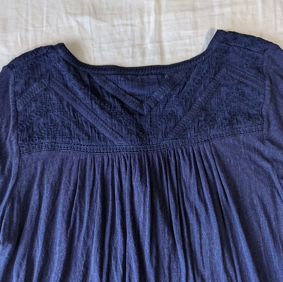 Lucky Brand Tassled tie chest Long Sleeve - Picture 7 of 9